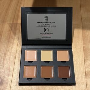 Aesthetica Contour Kit with Cream, Tan, and Brown Shades